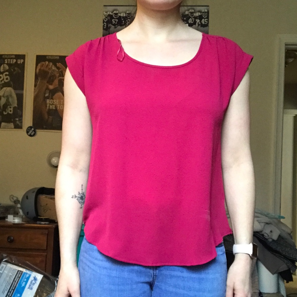 Pink blouse